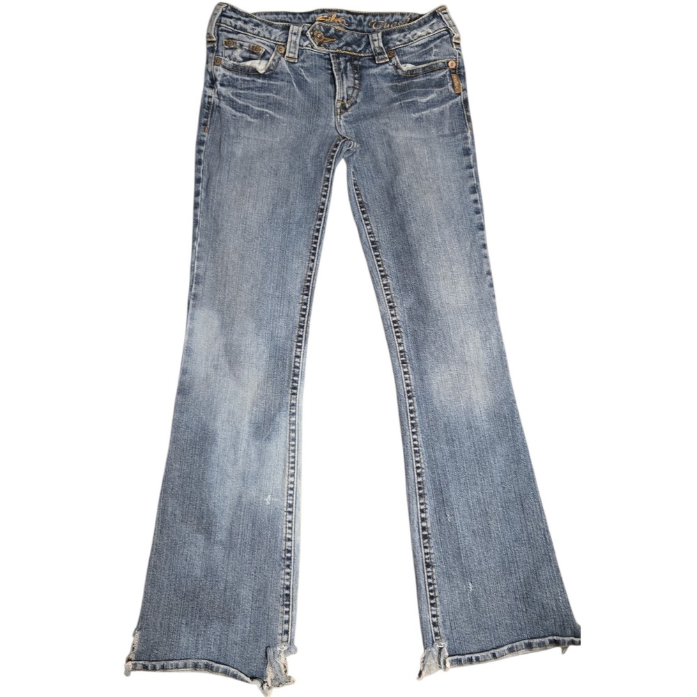 Silver Jeans Tuesday Light Wash Boot Cut Flare Jeans 28x32